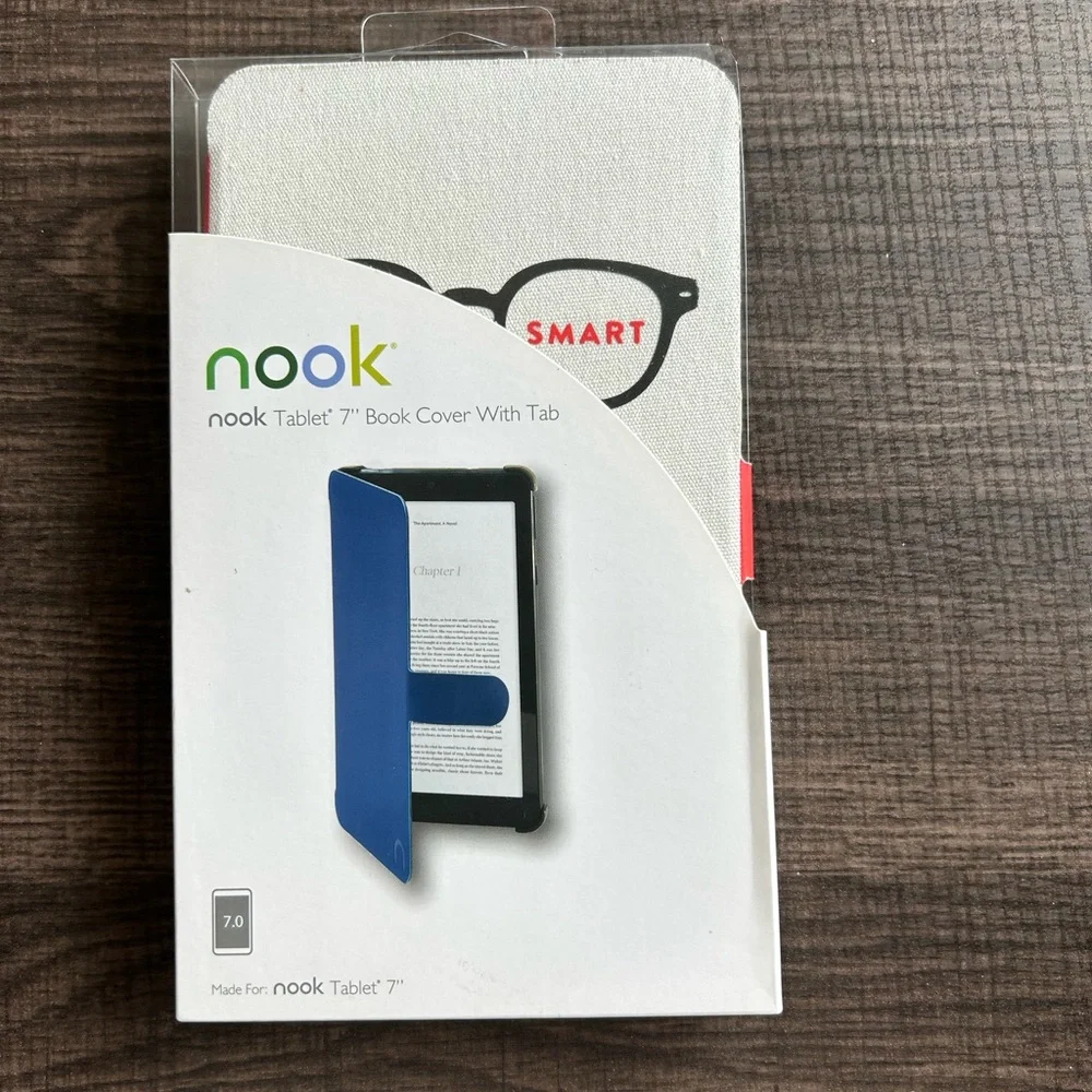 NOOK Tablet 7” Book Cover with Tab:Book Smart